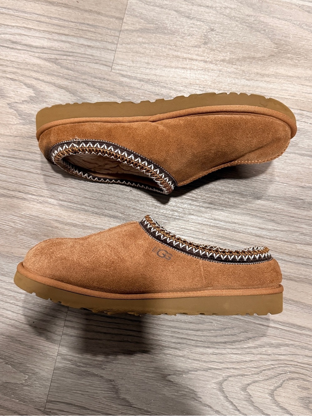 UGG Chestnut Brown Suede Slip-On Clog